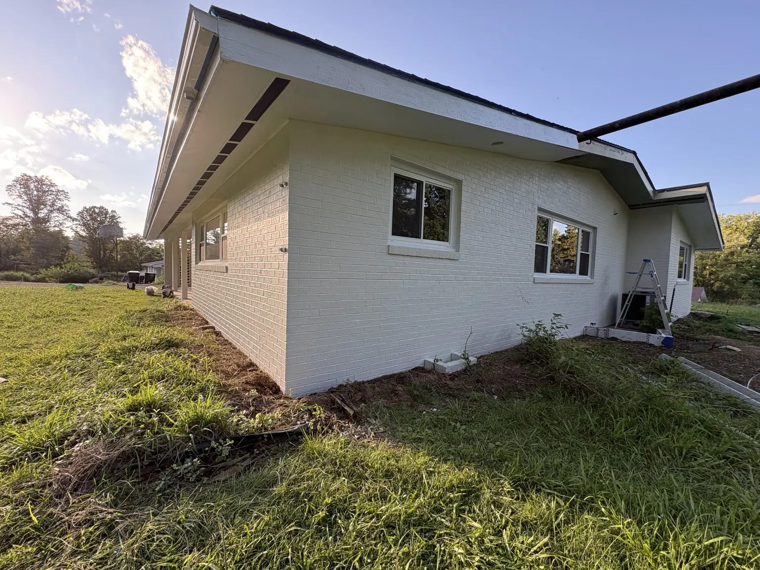 Front exterior after the Shoji White transformation